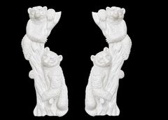 Силиконовые молды Медведи малые левый и правый. Набор 2 шт