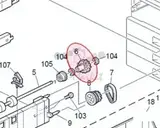 AB011466 Шестерня 35 зубцов оригинал (актуальный артикул: AB011466) для Ricoh