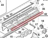 Наклейка блока проявки оригинал для Sharp AR163, AR275, ARM205, AR5316 (CSEL-0001YS01 | PSEL-0001YSZ1)