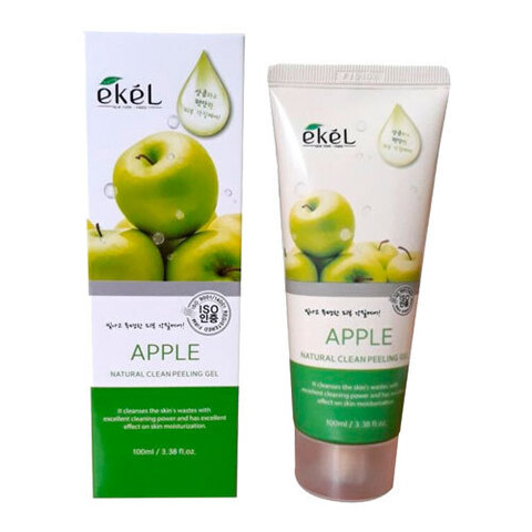 Ekel Natural Clean Peeling Gel Apple - Пилинг-скатка с экстрактом яблока