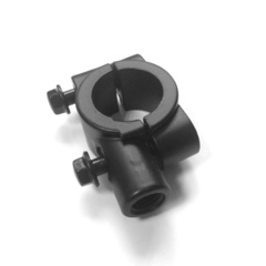 Универсальный крепеж на руль для зеркал / 10 мм / Черный