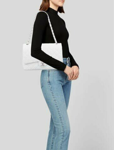 Сумка Chanel Timeless Jumbo белый