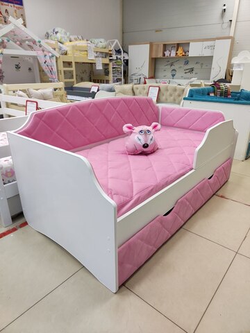 Кровать с каретной стяжкой Сказка 170*80 см