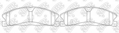 Колодки NiBK PN0623
