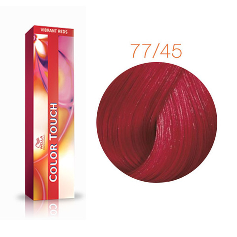Wella Professional Color Touch Vibrant Reds 77/45 (Красный шелк) - Тонирующая краска для волос