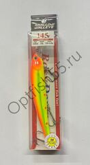 Воблер Rosy Down Shallow Walleye 145F 145мм, 19гр, загл. 3,0-4,0м