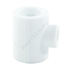 Крестовина PP-R 2-плоскостная белая Дн 32х20 внутренняя пайка VALFEX 10118232