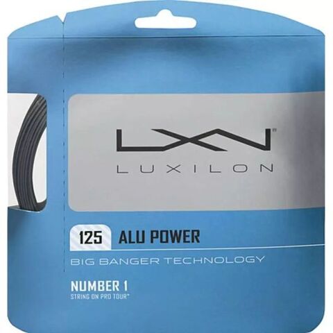 Теннисные струны Luxilon Big Banger Alu Power Silver (12.2 m)