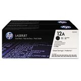 Двойная упаковка картриджей HP Q2612AF (Q2612AD) для принтера Hewlett Packard LaserJet 1010, 1012, 1015, 1018, 1020, 1022, 1022n, 1022nw, 3015, 3020, 3030, 3050, 3050z, 3052, 3055, M1005 (ресурс 2х2000 страниц)
