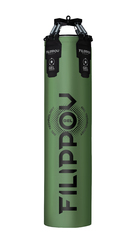Боксерский мешок PREMIUM GEL FILIPPOV 110см/40см/90кг, зеленый