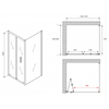 Abber Sonnenstrand AG07120B-S85B Душевой уголок, 120x85x195