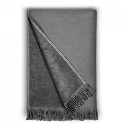 Полотенце Hamam Topkapi Pestemal 100x180 темно-серое