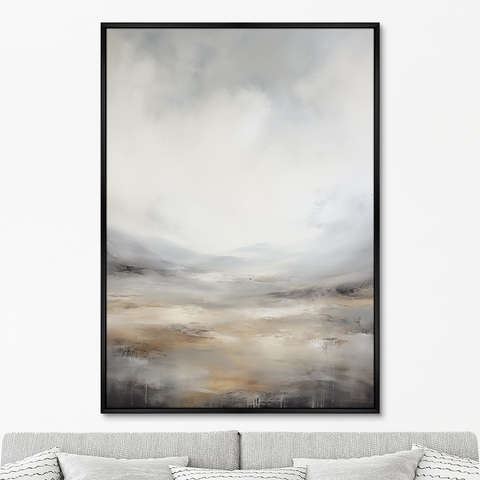 ArtNoMore - Репродукция картины на холсте Landscape Collection, Grey foothills, No 2, 2024г.