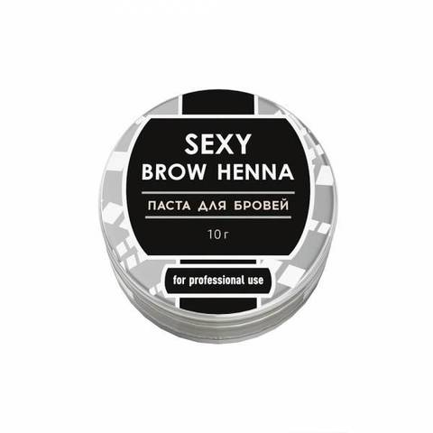 Паста для бровей SEXY BROW HENNA, белый цвет, 15г