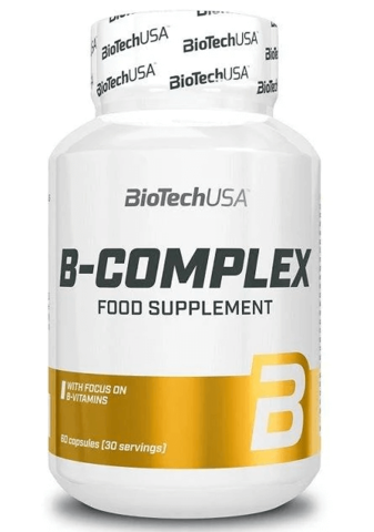 Витамины B-COMPLEX, BIOTECH USA / 60 таб