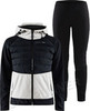 Премиальный Костюм для лыж и зимнего бега Craft Pursuit Thermal-Balance Black с капюшоном женский