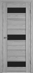 Дверь Line 5 / Grey P / Black Gloss / Владимирские двери