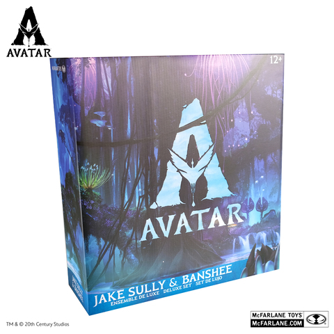 Игрушка Аватар - фигурки Банши и Джейк Салли Avatar 2 Mcfarlane