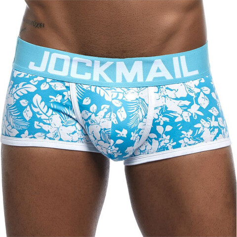 Мужские трусы хипсы голубые JOCKMAIL JM6039-17
