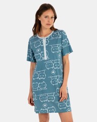 Сорочка женская с коротким рукавом Massana ML_747251