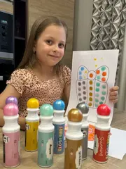 Большие точечные маркеры  SUPERDOTS с шиммером