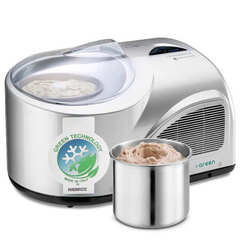 Мороженица Nemox Gelato NXT-1 I-Green серебристая 1,7 л (автоматическая)