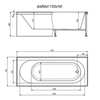 Акриловая ванна Alex Baitler Baikal 170х70