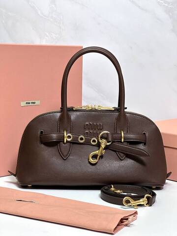 Сумка MIU MIU Aventure, Тёмно-коричневая