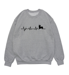 Свитшот "Корги - сердечный ритм"