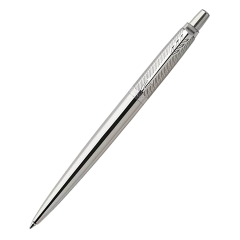 Ручка шариковая Parker Jotter Premium, St. Steel Diagonal CT (1953197)