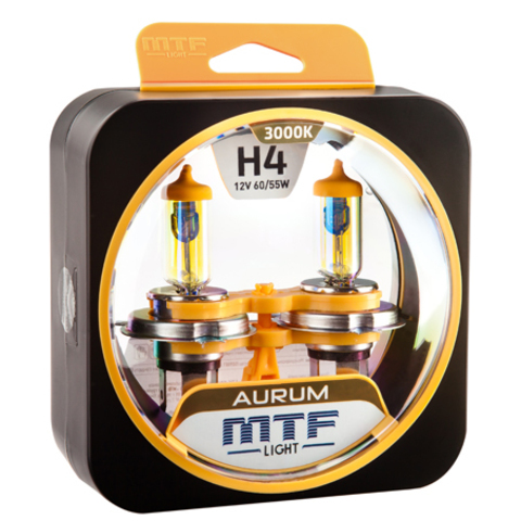 Галогенные лампы MTF Light AURUM H4 60/55W