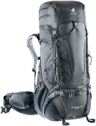 Картинка рюкзак туристический Deuter Aircontact Pro 70+15 graphite-black - 1