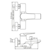 WasserKRAFT Glan 6601 Смеситель для ванны с коротким изливом