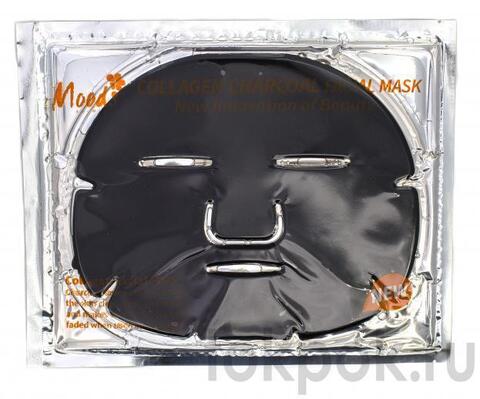 Гидрогелевая маска для лица с углем Belov Moods Collagen Сharcoal Facial mask