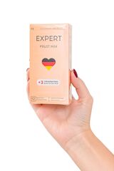 Ароматизированные презервативы EXPERT Fruit Mix - 12 шт.(+3 в подарок) - 
