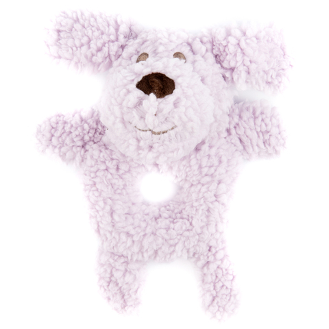 AROMADOG игрушка для собак Собачка-кольцо 24 см с пищалкой, сиреневый