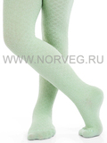 Колготки ажурные из шерсти мериноса Norveg Casual Green детские