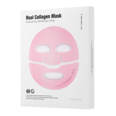 Meditime Лифтинг-маска для лица с коллагеном - Real collagen mask, 4шт*26г