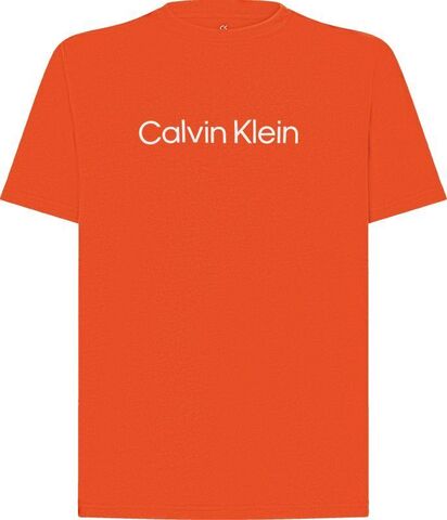 Футболка теннисная Calvin Klein PW SS T-shirt - cherry tomato