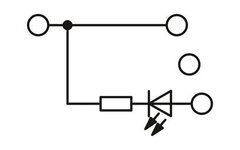 DIK 1,5-LA 24GN/U-O-Клеммный модуль для подключения датчиков и исполнительных элементов