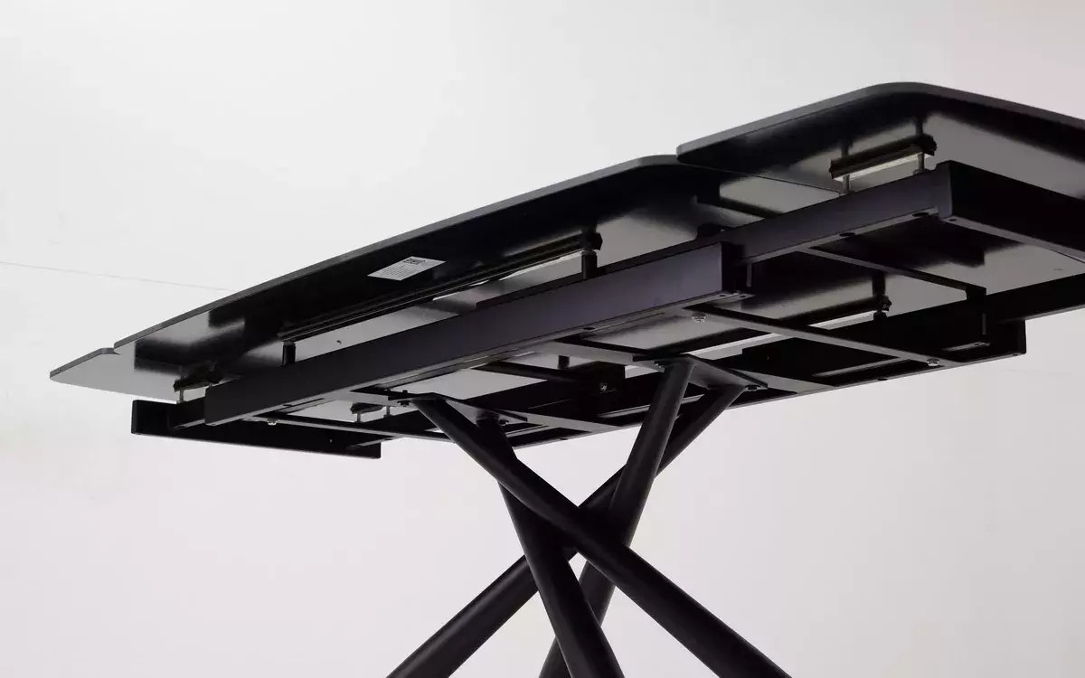 Стол RIVOLI 140 MATT BLACK MARBLE SOLID CERAMIC / BLACK, DISAUR