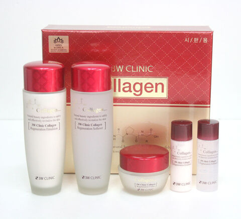 3W Clinic Лифтинг Набор д/ухода за лицом Collagen Skin Care 3 Items Set