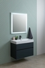 Aquanet 312875 Тумба с раковиной Aquanet Бруклин 60 цв. антрацит матовый (312875)