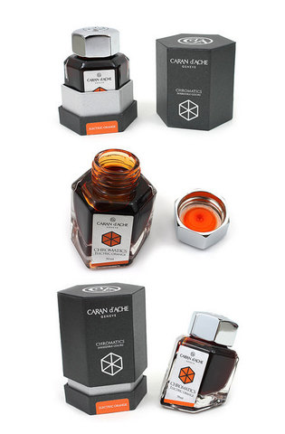 Флакон с чернилами Caran d’Ache Chromatics, 50 ml, Electric Orange (8011.052)