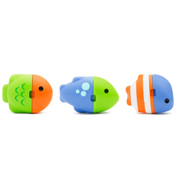 Munchkin - Игрушка для ванны цветные рыбки ColorMix Fish ™. 12мес+