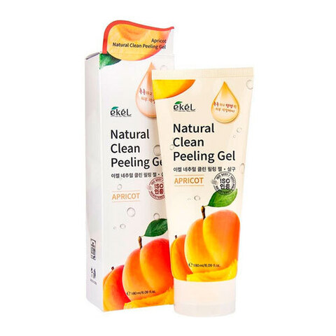 Ekel Natural Clean Peeling Gel Apricot - Пилинг-скатка с экстрактом абрикоса