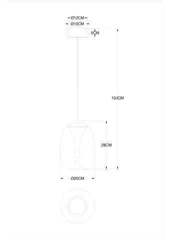 Подвесной светодиодный светильник Divinare CAMPO 5874/09 SP-8