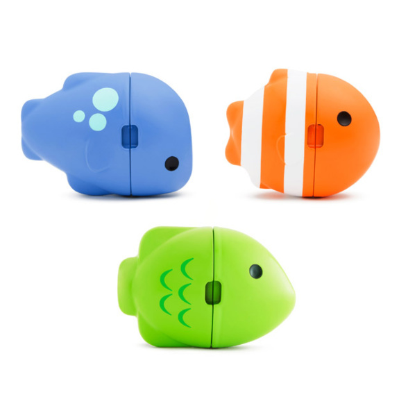 Munchkin - Игрушка для ванны цветные рыбки ColorMix Fish ™. 12мес+