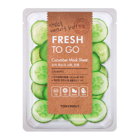 Tony Moly Fresh To Go Cucumber Mask Sheet - Освежающая тканевая маска с экстрактом огурца