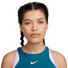 Теннисное платье Nike Court Dri-Fit Slam Dress - green abyss/football grey/white